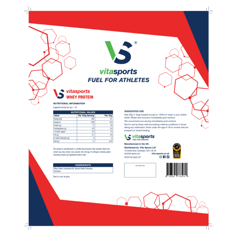 Vanilla Whey Protein - 2kg - Image 5